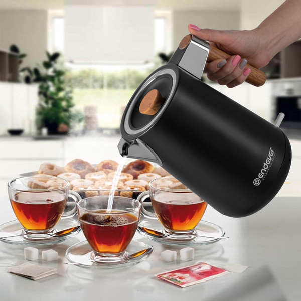Изображение товара Электрочайник Endever Skyline KR-372S (черный)