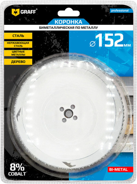 Изображение товара Коронка GRAFF 152мм 108152