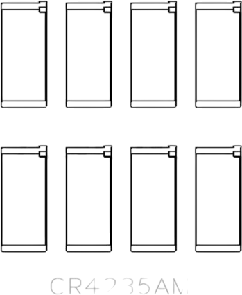 Изображение товара Комплект вкладышей двигателя King Auto CR4235AM 0.25