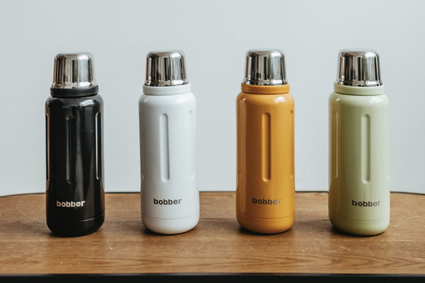 Изображение товара Термос для напитков Bobber Flask-770 Swg С пробкой с наливными каналами (светло-голубой)