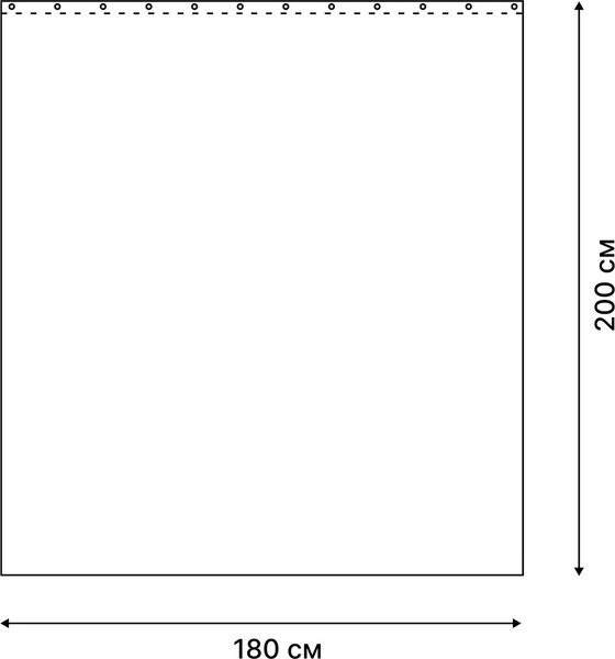 Изображение товара Шторка-занавеска для ванны FORA Aquaflower FOR-PH-AQUAFLOWER