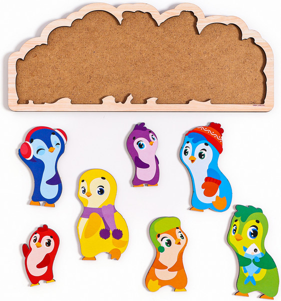 Изображение товара Сортер Лесная мастерская Головоломка. Пингвины / 10459003