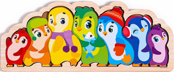 Изображение товара Сортер Лесная мастерская Головоломка. Пингвины / 10459003