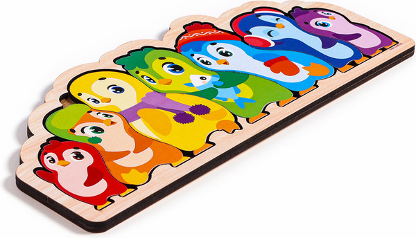 Изображение товара Сортер Лесная мастерская Головоломка. Пингвины / 10459003