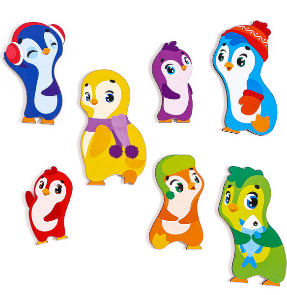 Изображение товара Сортер Лесная мастерская Головоломка. Пингвины / 10459003