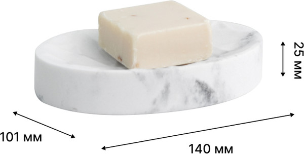 Изображение товара Мыльница FORA White Rock FOR-WRK036