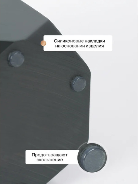 Изображение товара Ершик для унитаза FORA Anthracite FOR-ANT025