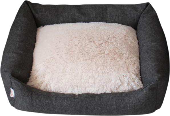 Изображение товара Лежанка для животных MATEX Pet Lux / 55-983 (темно-серый/бежевый)