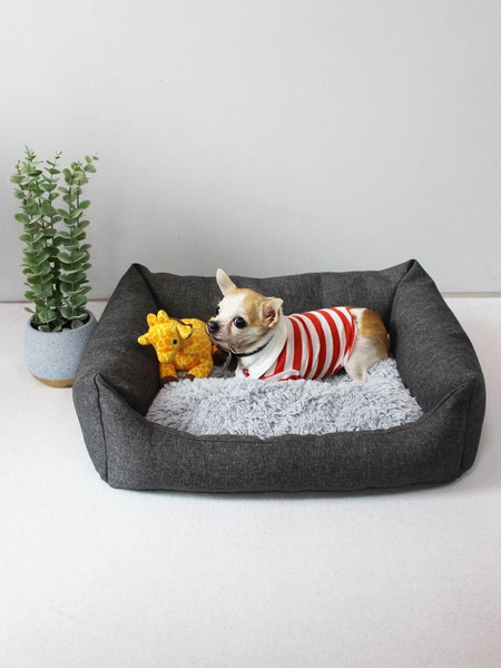 Изображение товара Лежанка для животных MATEX Pet Lux / 56-003 (темно-серый/серый)