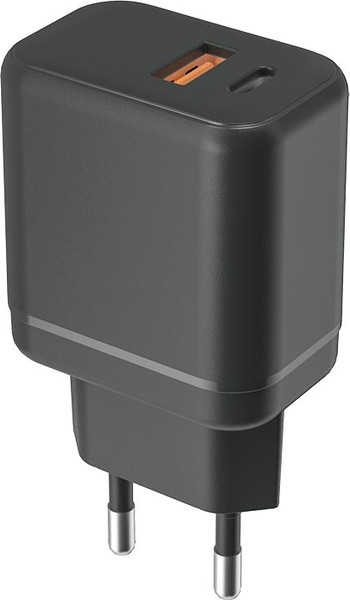 Изображение товара Адаптер питания сетевой Фаза PA-20AС-bk 20Вт USB-A Type-C / 5048799 (черный)