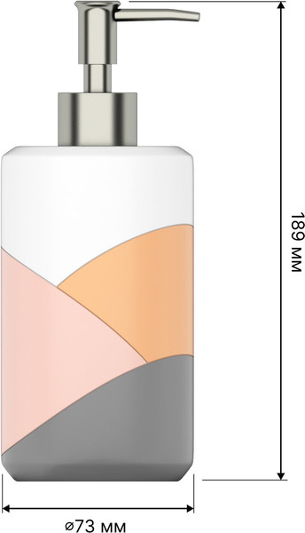 Изображение товара Дозатор для жидкого мыла FORA Pastoral FOR-PAS021