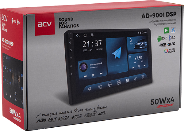 Изображение товара Бездисковая автомагнитола ACV AD-9001 DSP