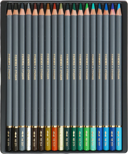 Изображение товара Набор акварельных карандашей ГАММА Студия / 110822_36 (36цв)