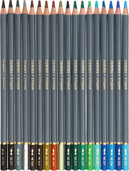 Изображение товара Набор акварельных карандашей ГАММА Студия / 110822_36 (36цв)