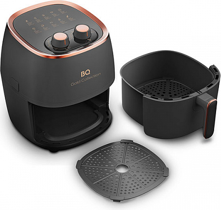 Изображение товара Аэрогриль BQ GR2000 (черный/розовое золото)