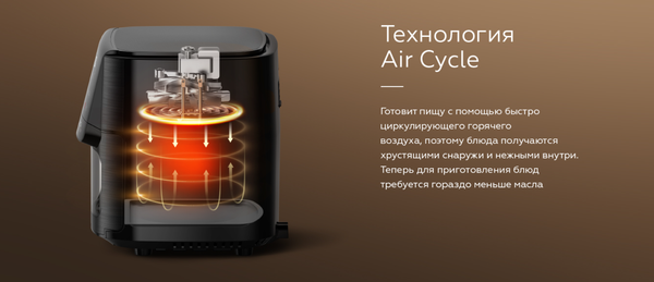 Изображение товара Аэрогриль BQ GR2009 (черный)