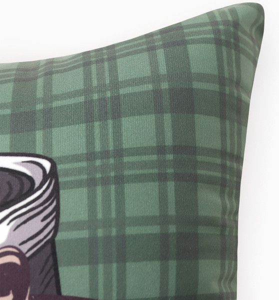 Изображение товара Подушка декоративная Этель С 23 февраля / 10805385 (40x40, велюр)