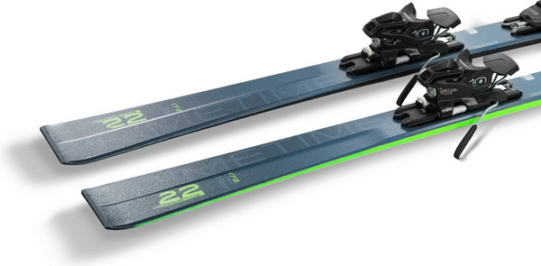 Изображение товара Горные лыжи с креплениями Elan 2024-2025 Primetime 22 Power Shift&EL 10.0 GW / ABEKQP23-158 (р.158, синий/зеленый)