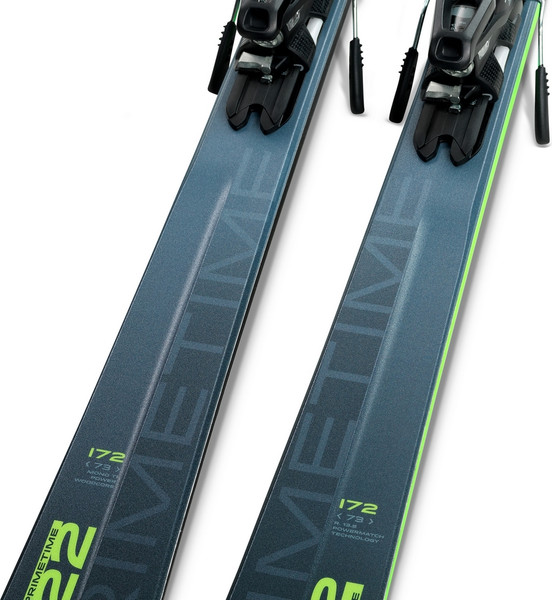 Изображение товара Горные лыжи с креплениями Elan 2024-2025 Primetime 22 Power Shift&EL 10.0 GW / ABEKQP23-158 (р.158, синий/зеленый)