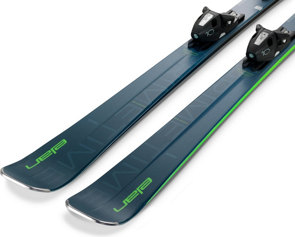 Изображение товара Горные лыжи с креплениями Elan 2024-2025 Primetime 22 Power Shift&EL 10.0 GW / ABEKQP23-158 (р.158, синий/зеленый)