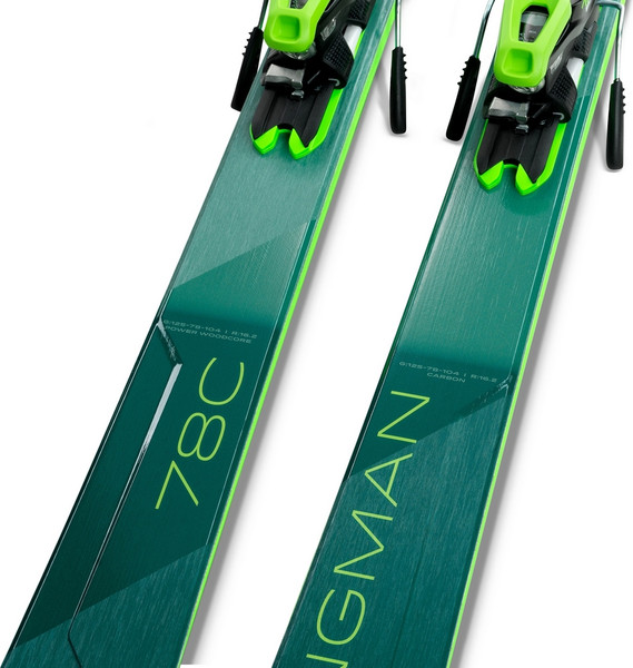 Изображение товара Горные лыжи с креплениями Elan 2024-2025 Wingman 78 C Power Shift&EL 10.0 GW / ABYKKS23-160 (р.160, мятный/зеленый)