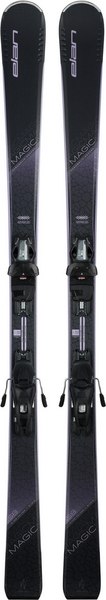 Изображение товара Горные лыжи с креплениями Elan 2023-2024 Wms Black Magic Light Shift&EL 9.0 GW / ACIKJS23-158 (р.158, черный/фиолетовый)