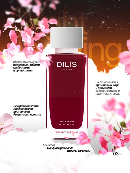 Изображение товара Парфюмерная вода Dilis Day&Night Bright Evening (100мл)
