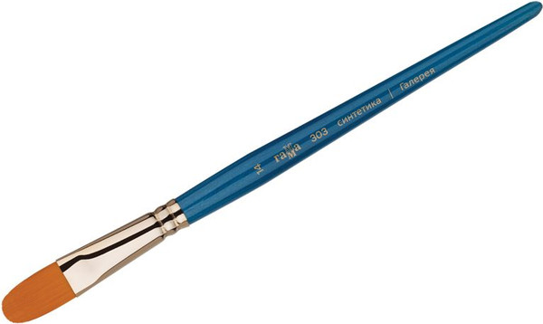 Изображение товара Кисть для рисования ГАММА Галерея. Синтетика №14 / 303014