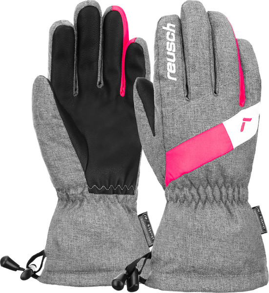 Изображение товара Перчатки лыжные Reusch Charlie R-Tex Xt Junior / 6261238-6595 (р-р 6, Gredy Melange/Knockout Pink)