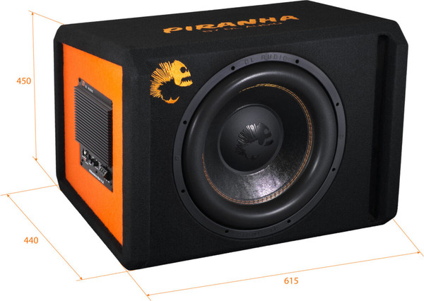 Изображение товара Корпусной активный сабвуфер DL Audio Piranha 15A V2 (черный)