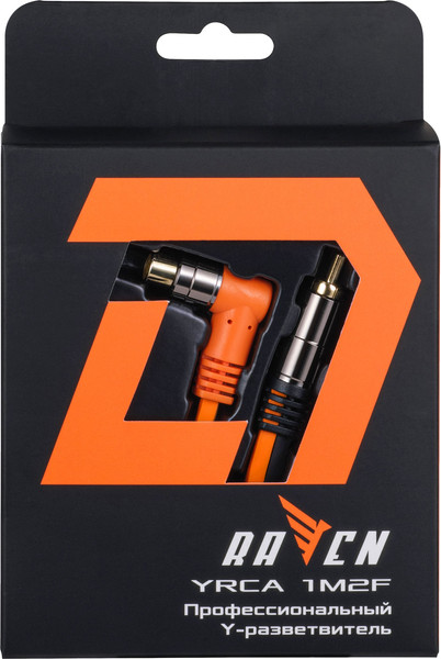 Изображение товара Межблочный кабель для автоакустики DL Audio Raven YRCA 1M2F