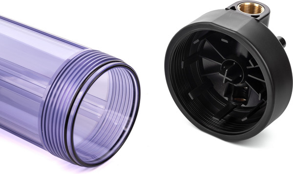 Изображение товара Корпус магистрального фильтра Гейзер С24 20ВВ (прозрачный)