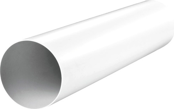 Изображение товара Воздуховод жесткий Семь ветров ПВХ круглый 125мм / 2020 (2м)