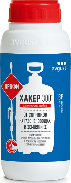 Изображение товара Гербицид Avgust Хакер 300 Профи (450мл)