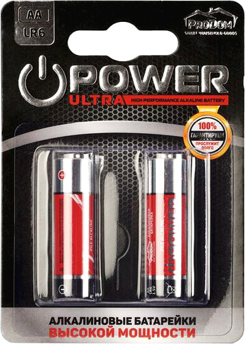 Изображение товара Комплект батареек ProDom AA LR6 / 3079952 (2шт)