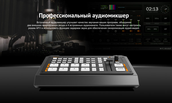 Изображение товара Панель управления системой ВКС Avmatrix Shark H4 / 31636
