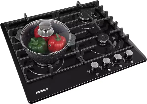 Изображение товара Газовая варочная панель Nordfrost HS 6043 B