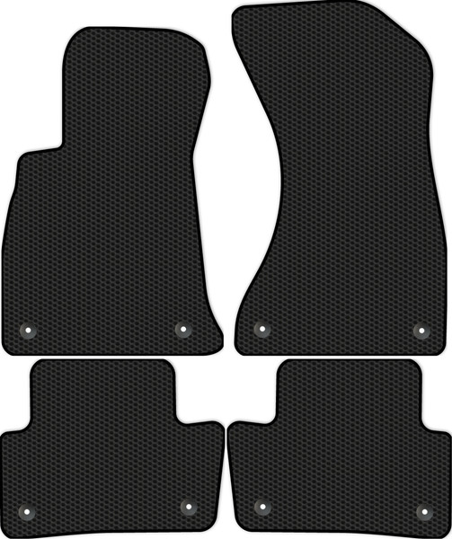 Изображение товара Комплект ковриков для авто Alicosta 0083_1 для Audi A4 V универсал/8W5/8W2 2015-н.в (Eva соты, черный)