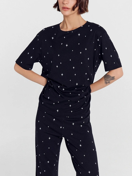 Изображение товара Пижама Mark Formelle 592559 (р.164/170-100-106, звездная россыпь на черном)