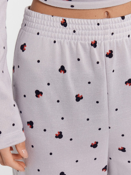 Изображение товара Комплект домашней одежды Mark Formelle 592468-1 (р.164/170-96-102, горошки с ушками на светло-сером)