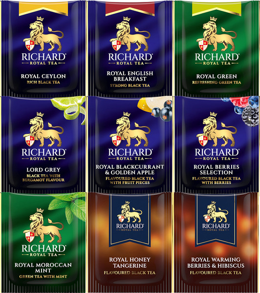 Изображение товара Чай пакетированный Richard All The Best Wishes Tea Assortment (36пак)