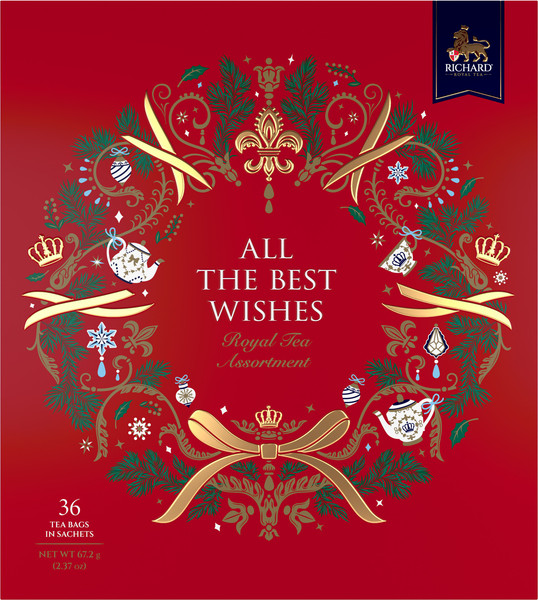 Изображение товара Чай пакетированный Richard All The Best Wishes Tea Assortment (36пак)