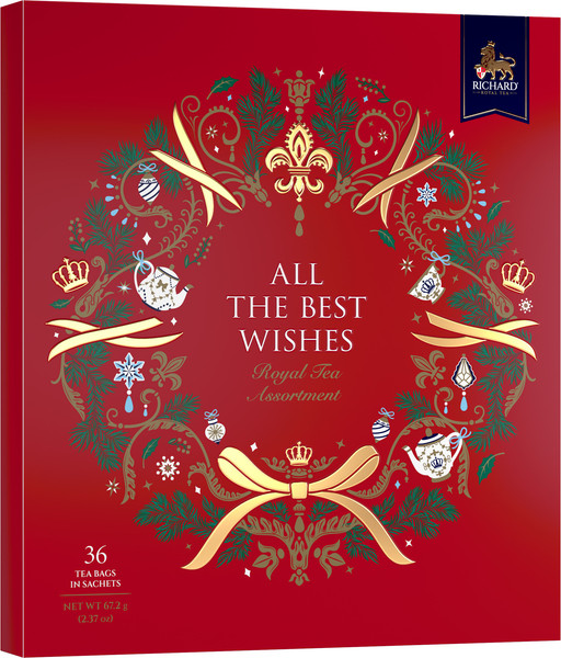 Изображение товара Чай пакетированный Richard All The Best Wishes Tea Assortment (36пак)