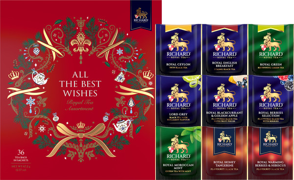 Изображение товара Чай пакетированный Richard All The Best Wishes Tea Assortment (36пак)