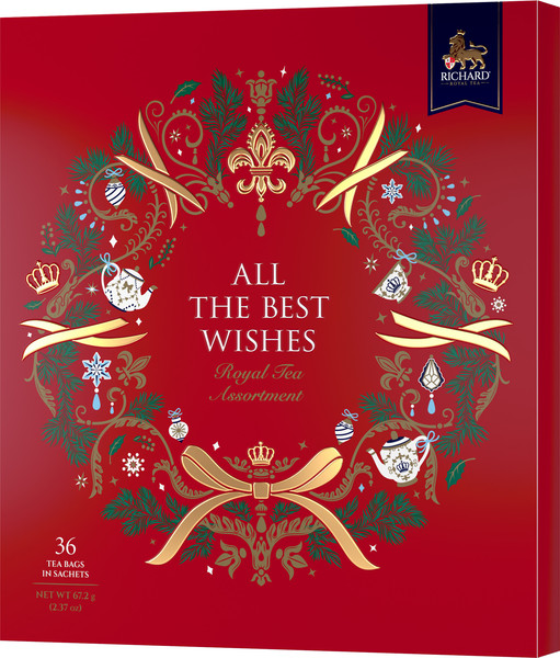 Изображение товара Чай пакетированный Richard All The Best Wishes Tea Assortment (36пак)