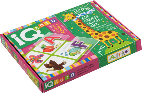 Изображение товара Развивающая игра Айрис-пресс Лото. Английская азбука. Подбираем буквы, учим слова
