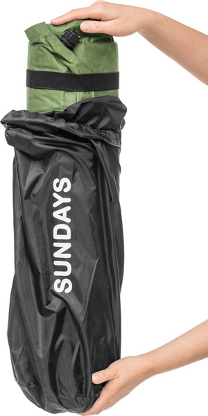 Изображение товара Туристический коврик Sundays Самонадувающийся ZC-SIM006 (5см, светло-зеленый)