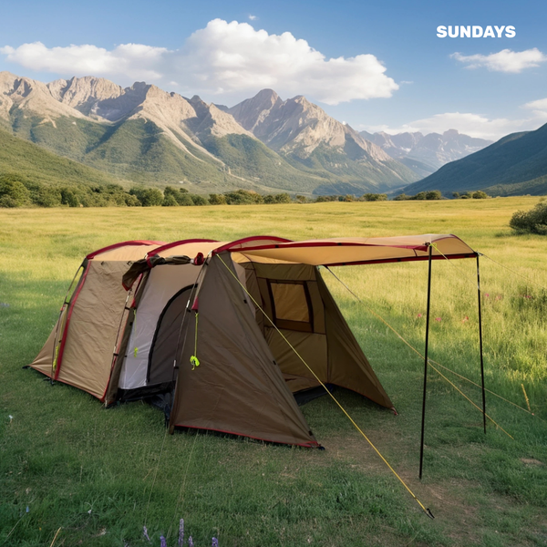 Изображение товара Палатка Sundays ZC-TT105-4 (серебристый/коричневый край)