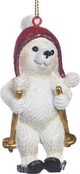 Изображение товара Елочная игрушка Goodwill Xmas 2024 Медведь на лыжах / MC 38207_2