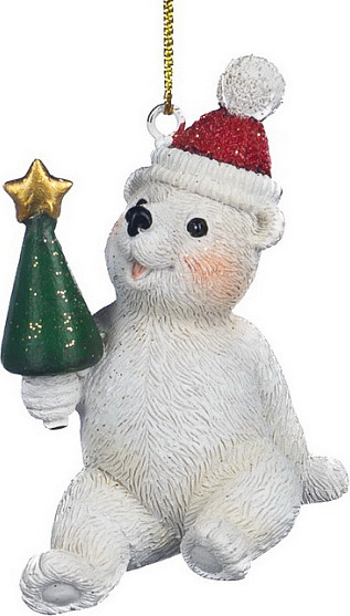 Изображение товара Елочная игрушка Goodwill Xmas 2024 Медведь с елкой / MC 38208_2